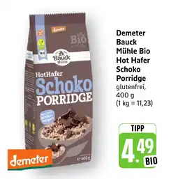 Edeka Neukauf Demeter Bauck Mühle Bio Hot Hafer Schoko Porridge Angebot