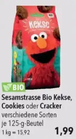 CITTI Markt Sesamstrasse Bio Kekse, Cookies oder Cracker Angebot