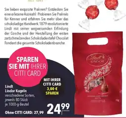 CITTI Markt Lindt Lindor Kugeln Angebot