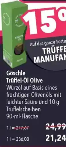 CITTI Markt Göschle Trüffel-Öl Olive Angebot