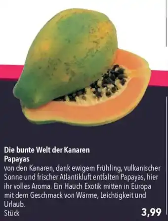 CITTI Markt Die bunte Welt der Kanaren Papayas Angebot