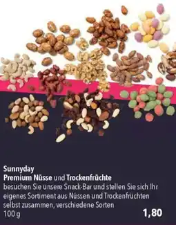 CITTI Markt Sunnyday Premium Nüsse und Trockenfrüchte Angebot