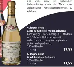 CITTI Markt Giuseppe Giusti Giusti Condimento Bianco Angebot
