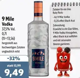 Aktiv Irma 9 Mile Vodka Angebot