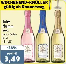Aktiv Irma Jules Mumm Sekt Angebot