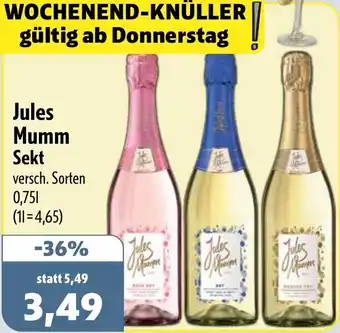 Aktiv Irma Jules Mumm Sekt Angebot