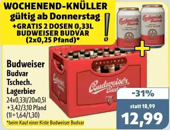 Aktiv Irma Budweiser Budvar Tschech. Lagerbier Angebot
