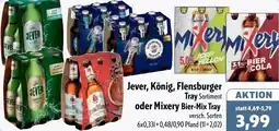 Aktiv Irma Jever, König, Flensburger Tray oder Mixery Bier-Mix Tray Angebot