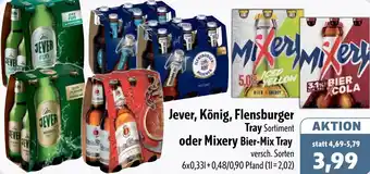 Aktiv Irma Jever, König, Flensburger Tray oder Mixery Bier-Mix Tray Angebot