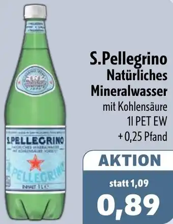 Aktiv Irma S.Pellegrino Natürliches Mineralwasser Angebot