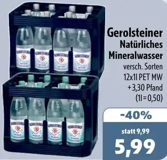 Aktiv Irma Gerolsteiner Natürliches Mineralwasser Angebot