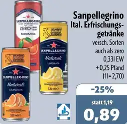 Aktiv Irma Sanpellegrino Ital. Erfrischungsgetränke Angebot