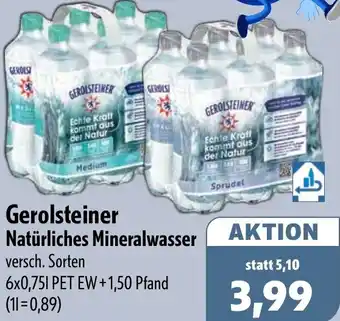 Aktiv Irma Gerolsteiner Natürliches Mineralwasser Angebot