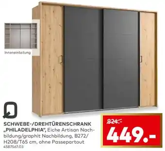 porta Schwebe-/drehtürenschrank ,,philadelphia" Angebot