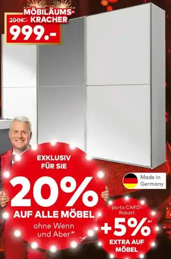 porta Schwebetürenschrank Angebot