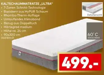 porta Kaltschaummatratze ,,ultra" Angebot