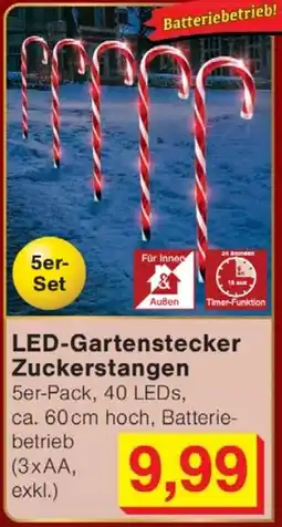 Wiglo Wunderland LED-Gartenstecker Zuckerstangen Angebot