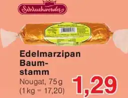 Wiglo Wunderland Schluckwerder Edelmarzipan Baumstamm Angebot
