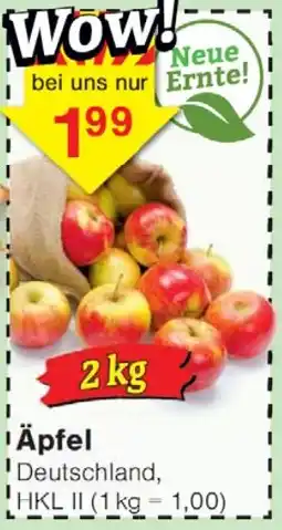 Wiglo Wunderland Äpfel Angebot