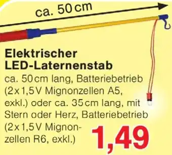 Wiglo Wunderland Elektrischer LED-Laternenstab Angebot