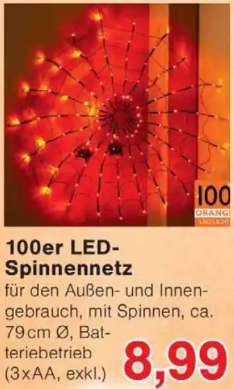 Wiglo Wunderland 100er LED Spinnennetz Angebot
