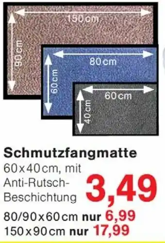 Wiglo Wunderland Schmutzfangmatte Angebot