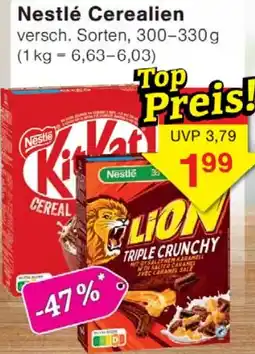 Wiglo Wunderland Nestlé Cerealien Angebot