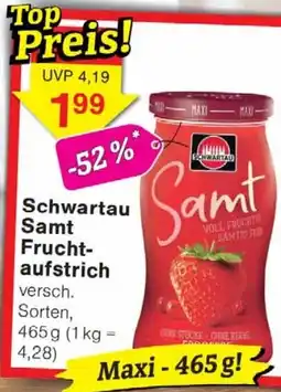 Wiglo Wunderland Schwartau Samt Fruchtaufstrich Angebot