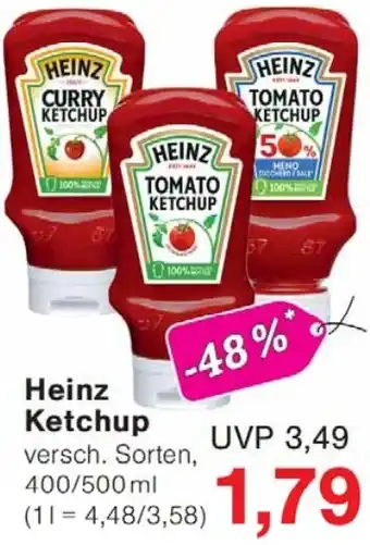 Wiglo Wunderland Heinz Ketchup Angebot