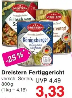 Wiglo Wunderland Dreistern Fertiggericht Angebot