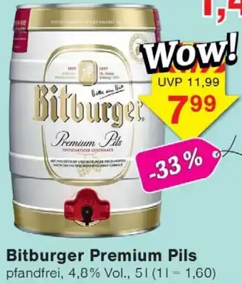 Wiglo Wunderland Bitburger Premium Pils Angebot