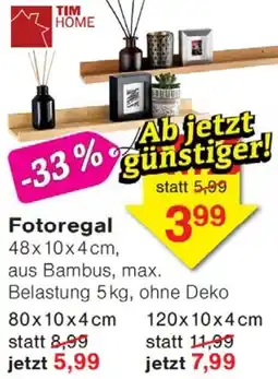 Wiglo Wunderland TIM HOME Fotoregal Angebot