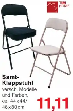 Wiglo Wunderland TIM HOME Samt Klappstuhl Angebot