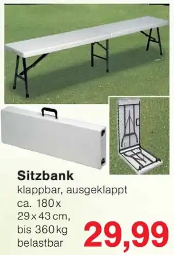 Wiglo Wunderland Sitzbank Angebot