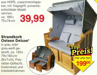 Wiglo Wunderland Strandkorb Ostsee Deluxe Angebot