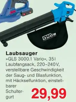 Wiglo Wunderland Gude Laubsauger Angebot