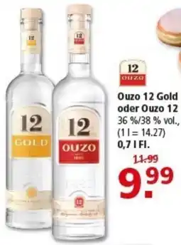 Multi Markt Ouzo 12 Gold oder Ouzo 12 Angebot