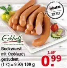 Multi Markt Eckhoff Bockwurst Angebot