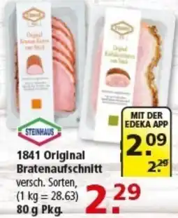 Multi Markt STEINHAUS 1841 Original Bratenaufschnitt Angebot