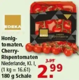 Multi Markt EDEKA Honigtomaten, Cherry Rispentomaten Angebot