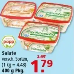 Multi Markt popp Salate Angebot