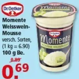 Multi Markt Dr. Oetker Momente Weisswein Mousse Angebot