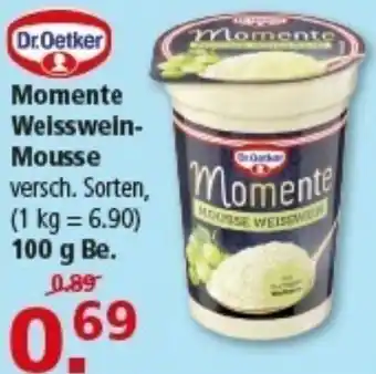 Multi Markt Dr. Oetker Momente Weisswein Mousse Angebot