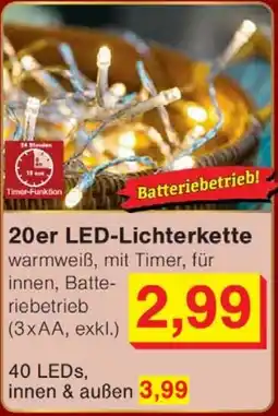 Wiglo Wunderland 20er LED-Lichterkette Angebot