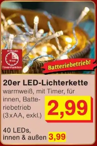 Wiglo Wunderland 20er LED-Lichterkette Angebot