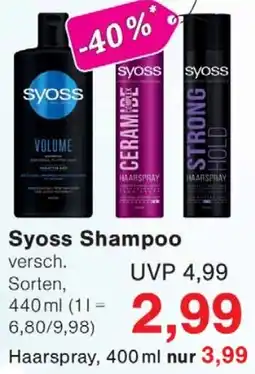 Wiglo Wunderland Syoss Shampoo Angebot