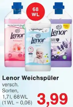 Wiglo Wunderland Lenor Weichspüler Angebot