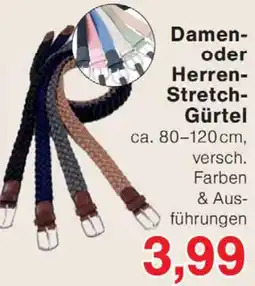 Wiglo Wunderland Damen oder Herren Stretch Gürtel Angebot