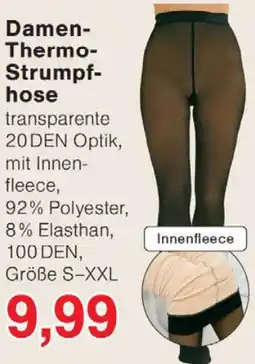 Wiglo Wunderland Damen Thermo Strumpfhose Angebot
