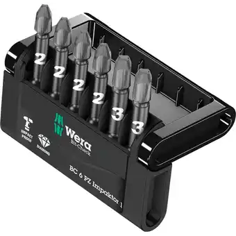 Netto Marken-Discount Wera Bit-Satz Bit-Check 6 PZ Impaktor 1, 1/4, 6-teilig Angebot